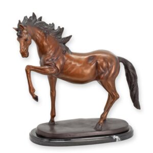 Detaillierte Pferdebronze Skulptur Edle Bronzeskulptur eines Pferdes