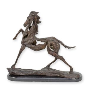 Dynamische Bronzepferd Skulptur  Stilvolle Kunst für Ihr Zuhause