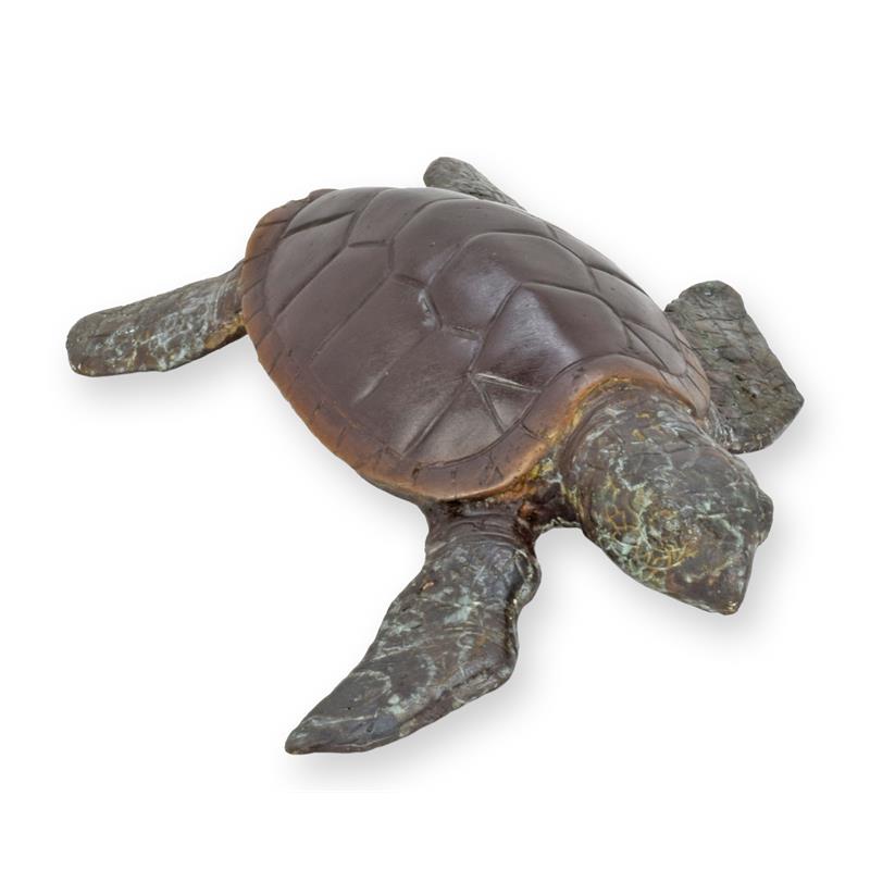 Handgefertigte Bronze Schildkrötenfigur Detaillierte Bronzeskulptur entdecken 2