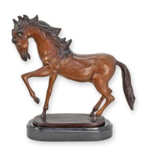 Dynamische Bronze Pferdeskulptur  Elegante Kunst für Ihr Zuhause