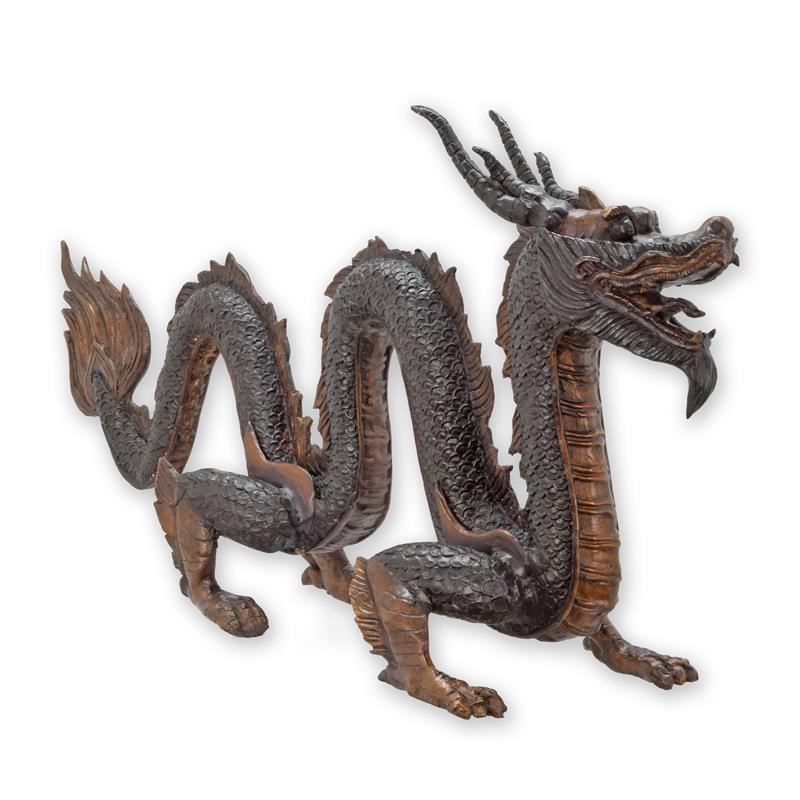 Einzigartige Bronze Drache Skulptur Chinesische Drachenfigur entdecken 2