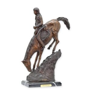 Exquisite BronzeSkulptur Mountain Man von Frederic Remington