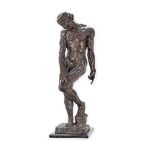 Exquisite Bronze menschliche Figur Künstlerische Bronzeskulptur eines nackten Mannes