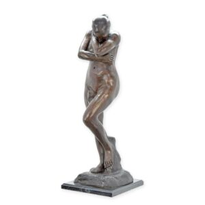 Elegante Bronze Frauenfigur Stehende Bronzeskulptur für Ihr Zuhause