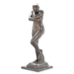 Klassische Bronze Frauenstatue  Elegante Skulptur für Ihr Zuhause