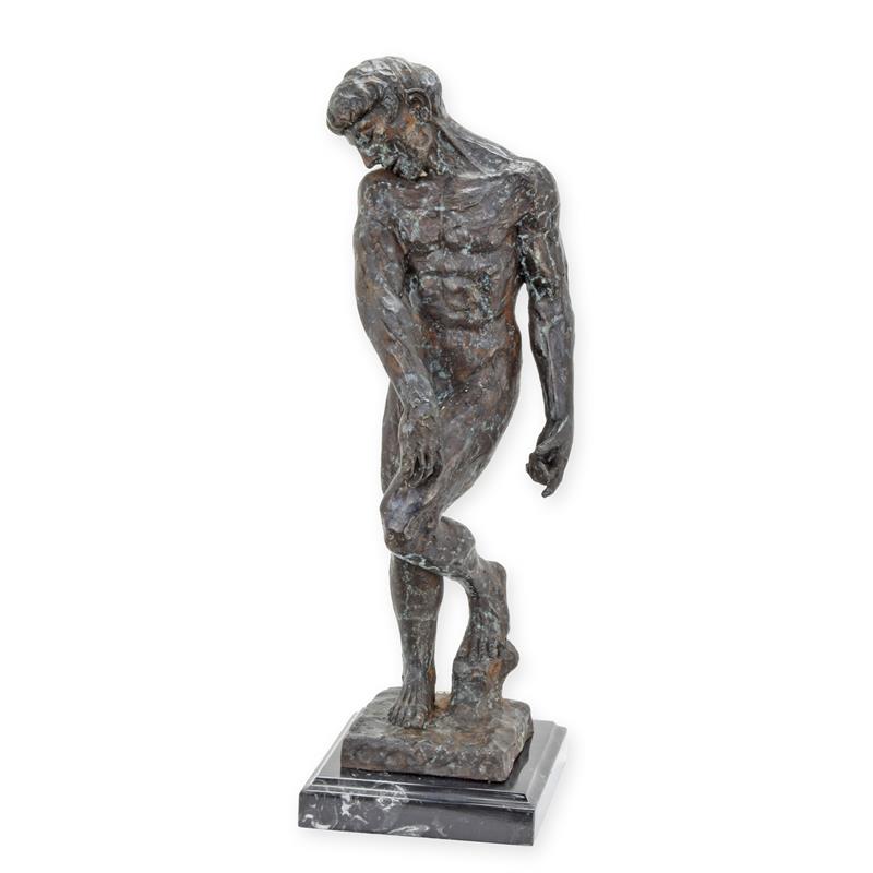 Klassische Bronze männliche Skulptur atemberaubende Statue von Adam 2