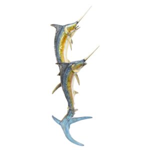 Detailreiche Bronze Marlin Skulptur Edle Brunnenfigur für Ihr Zuhause
