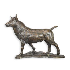 Elegante Bronze Löwenfigur Detaillierte Gehpose für Ihr Zuhause