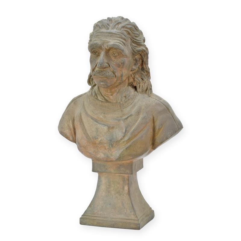 Exklusive Bronzeskulptur Büste von Albert Einstein für Sammler 2