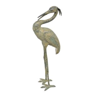 Exquisite Bronze Reiher Skulptur kaufen  Elegante Bronzeskulpturen für Ihr Zuhause