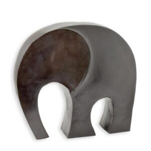 Abstrakte Bronze Elefantenfigur Modernistische Elefantenskulptur für Ihr Zuhause