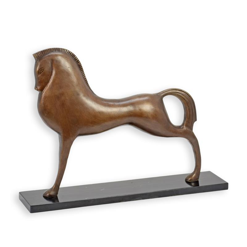 Exquisite Bronze Pferdeskulptur Abstrakte Pferdekunst für Ihr Zuhause 2