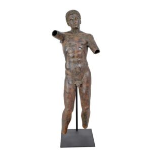 Antike Griechische Bronzeskulptur Apoxyomenos Meisterwerk Entdecken