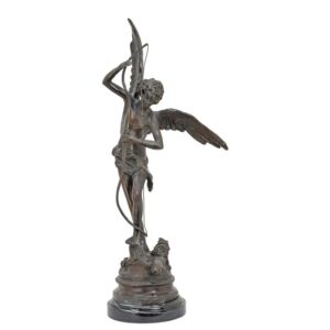 Exquisite Bronze Amor Statue Geflügelter Bogenschütze Skulptur