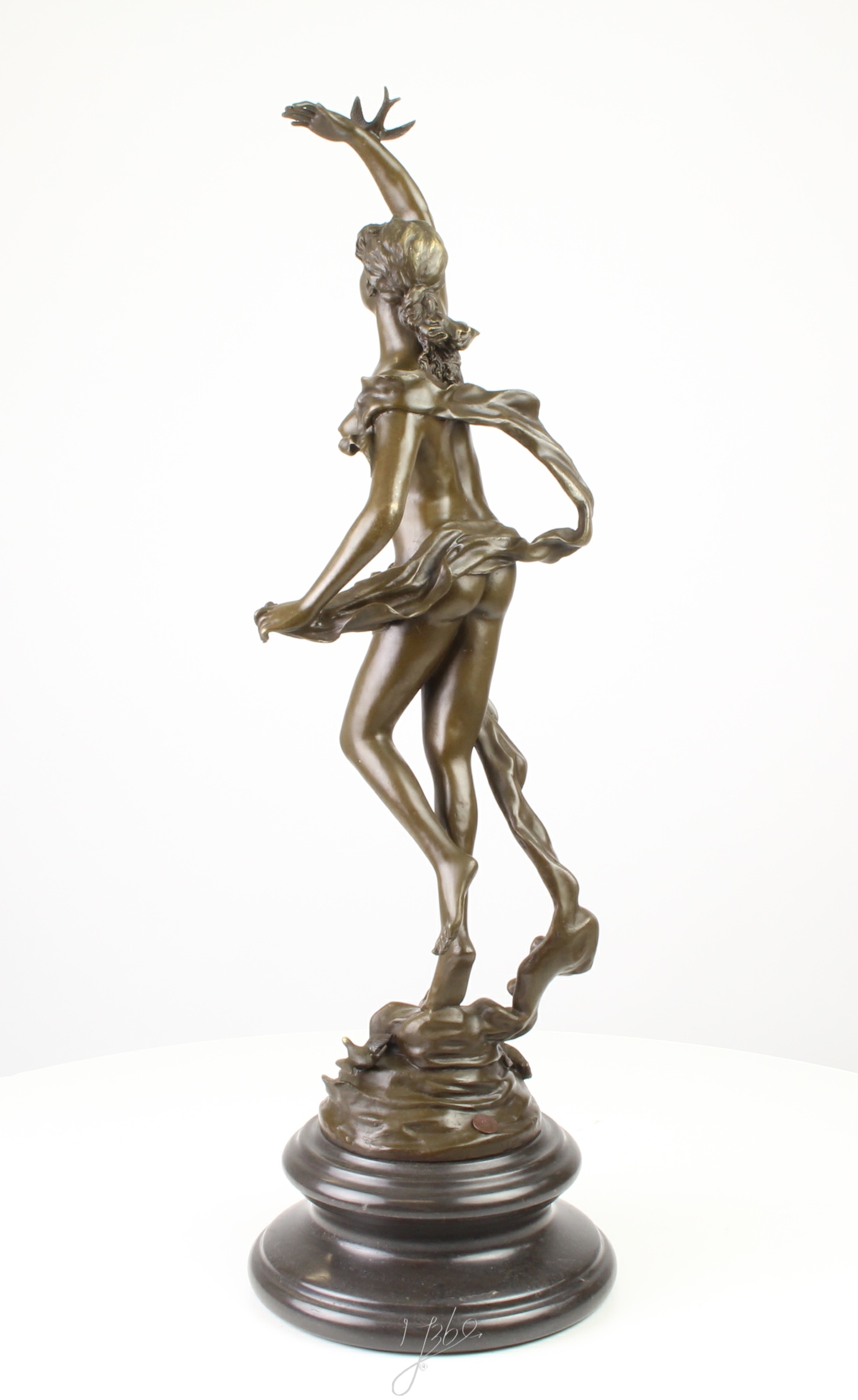 Exquisite Bronze Figur L’Aurore Detaillierte Tanzende Frau Skulptur 9