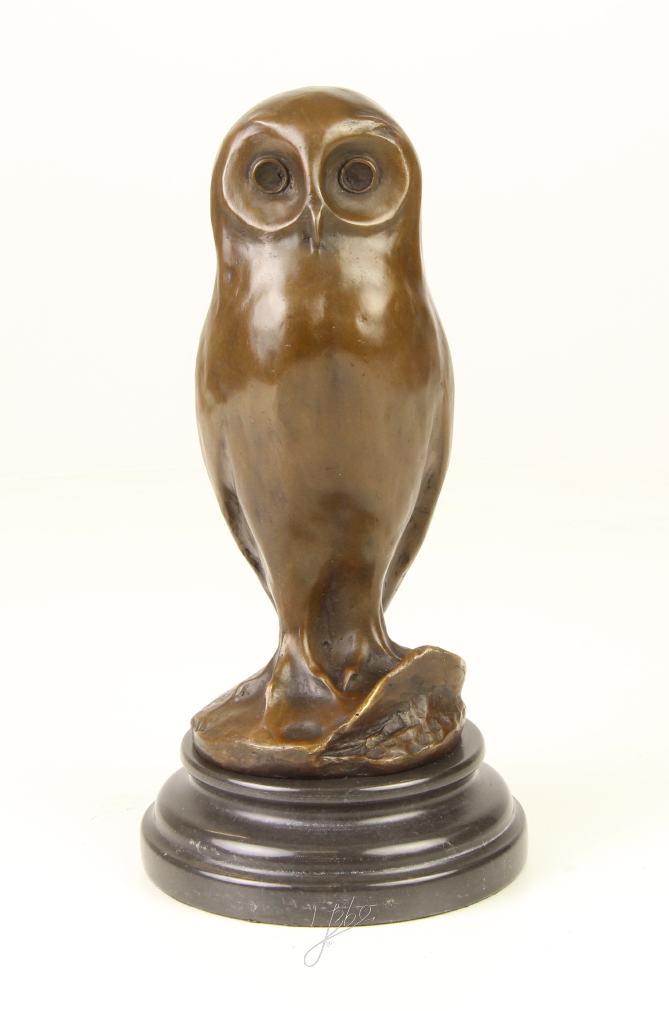 Detaillierte Bronze-Eulenskulptur Elegante Dekoration für Ihr Zuhause 3