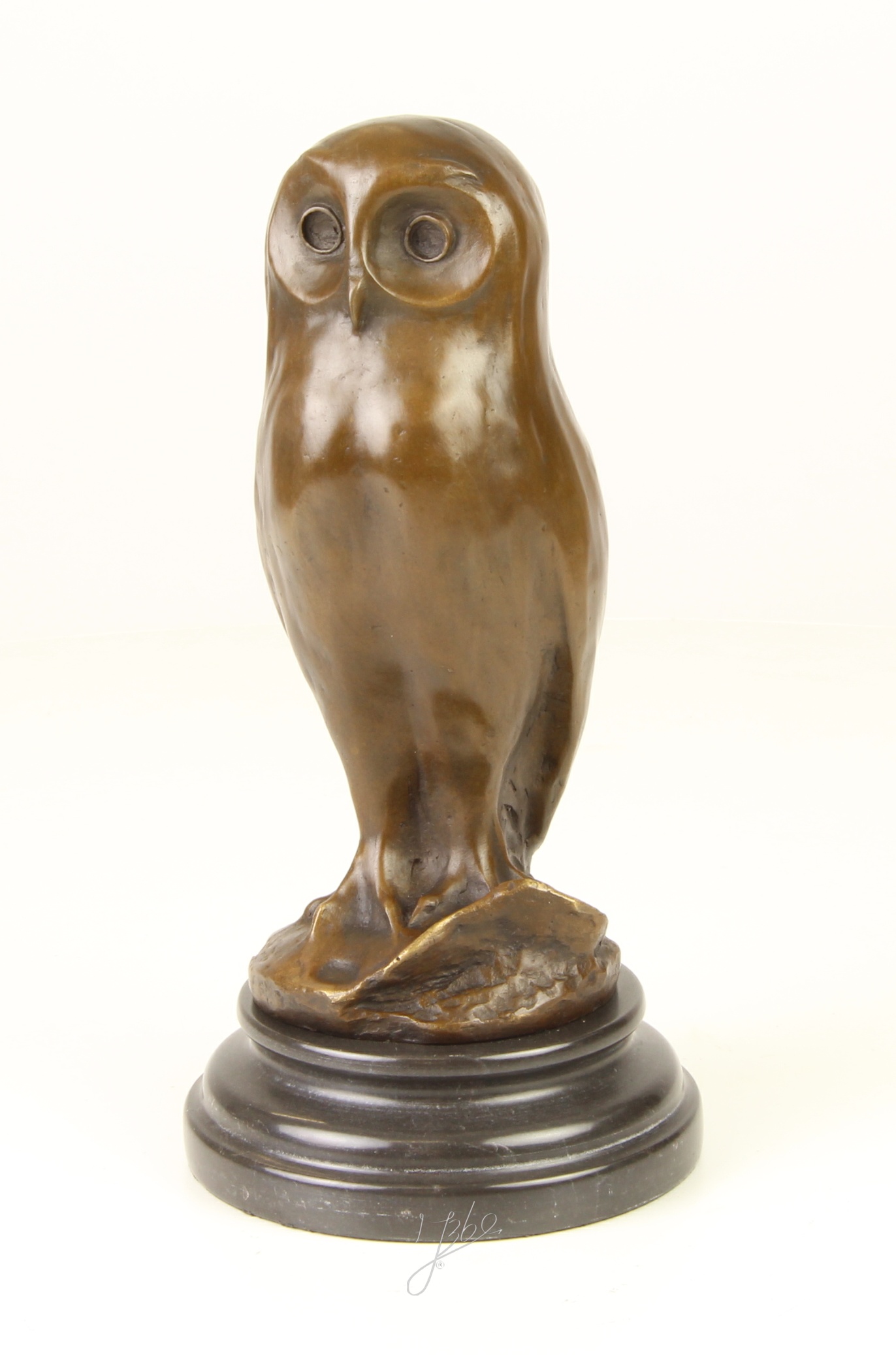 Detaillierte Bronze-Eulenskulptur Elegante Dekoration für Ihr Zuhause 7
