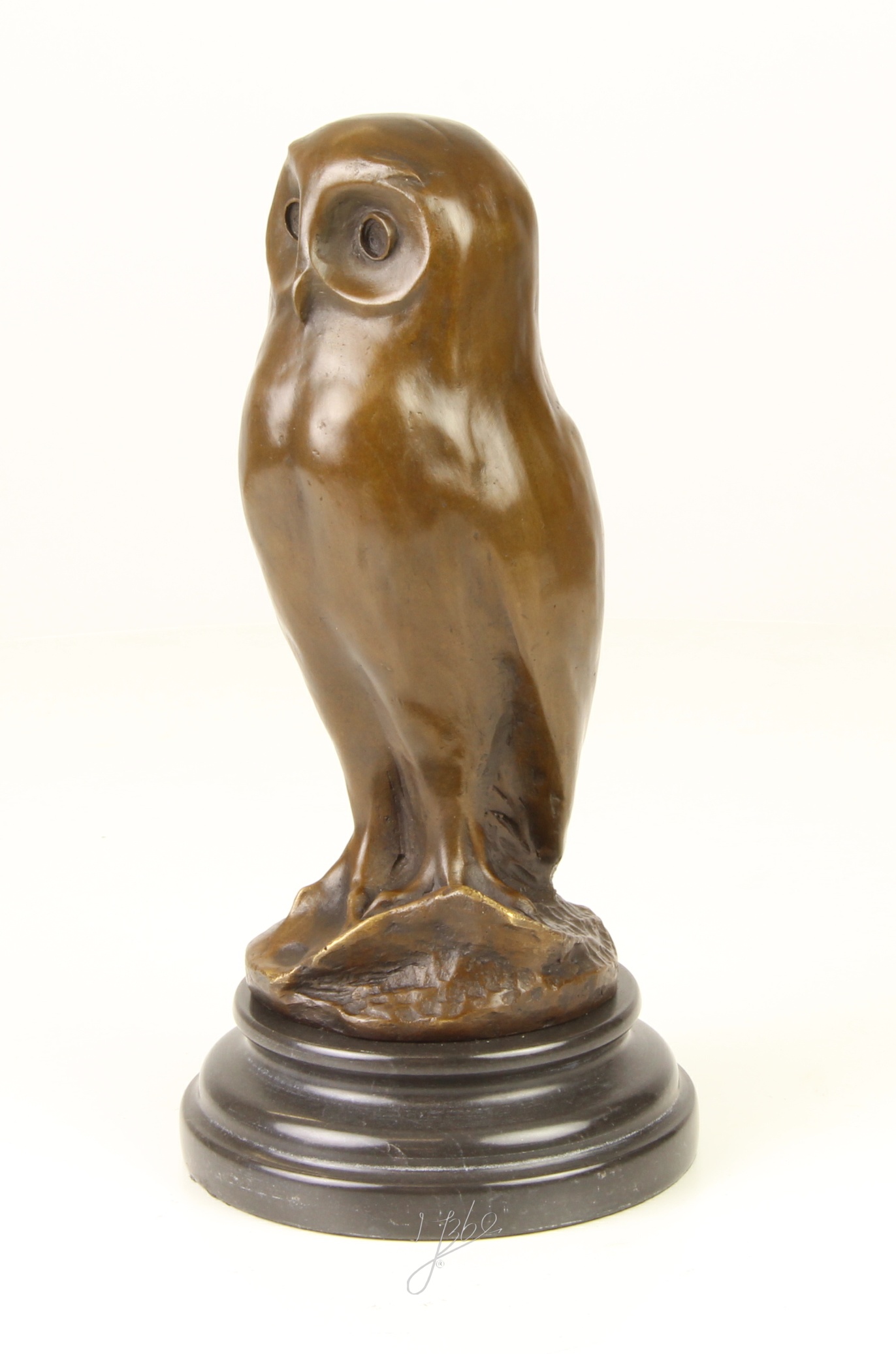 Detaillierte Bronze-Eulenskulptur Elegante Dekoration für Ihr Zuhause 8