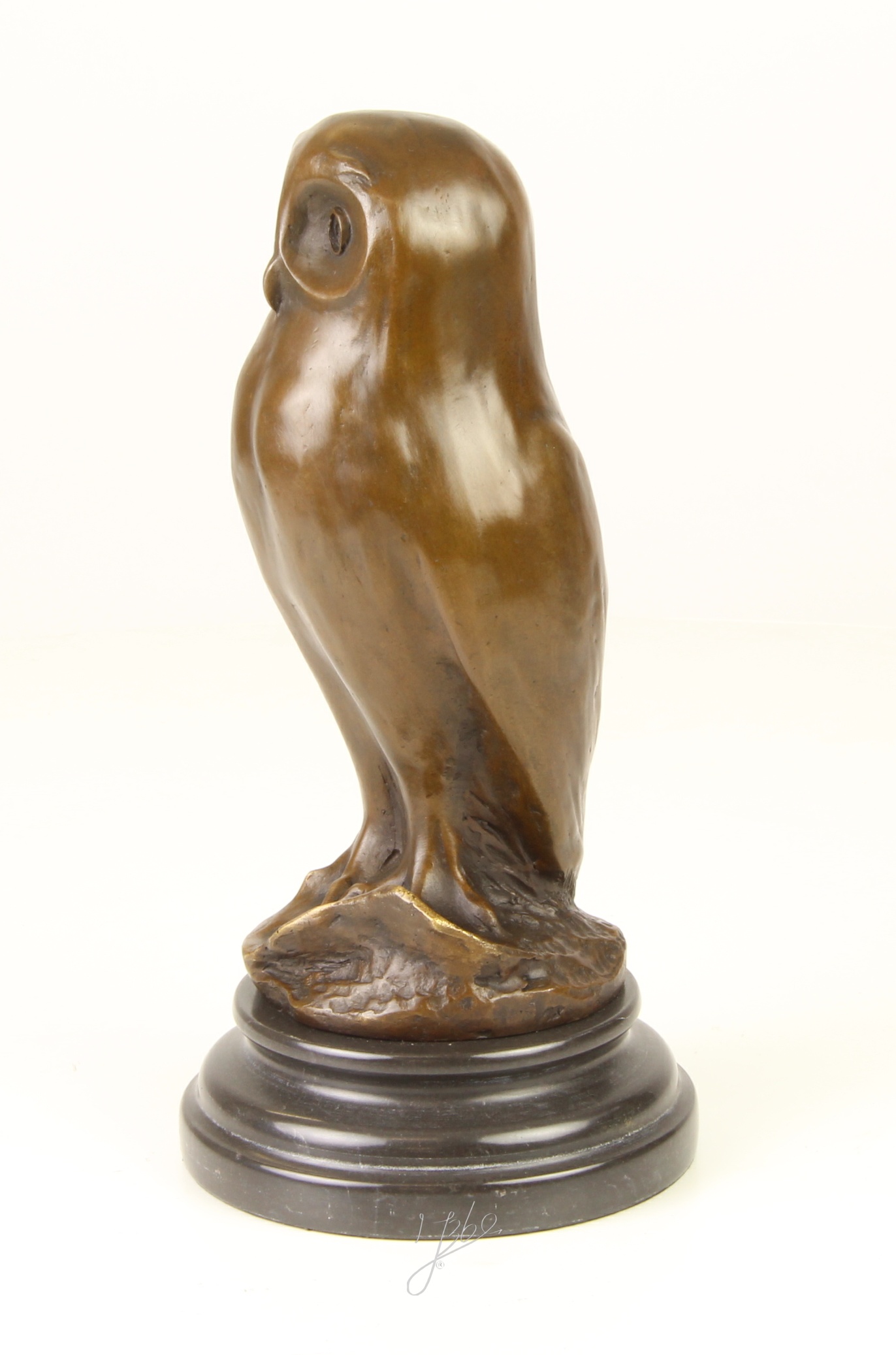 Detaillierte Bronze-Eulenskulptur Elegante Dekoration für Ihr Zuhause 4