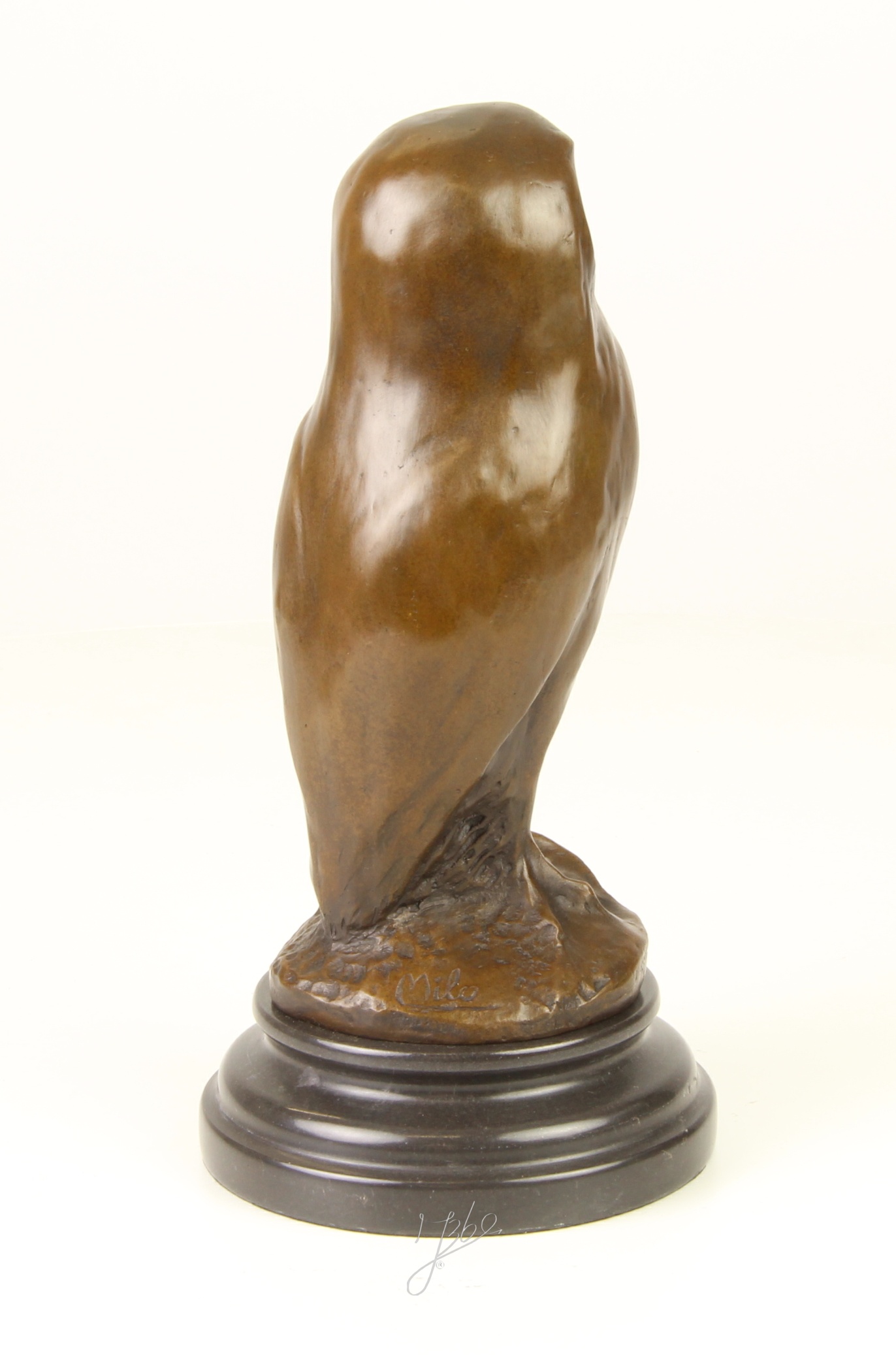 Detaillierte Bronze-Eulenskulptur Elegante Dekoration für Ihr Zuhause 13