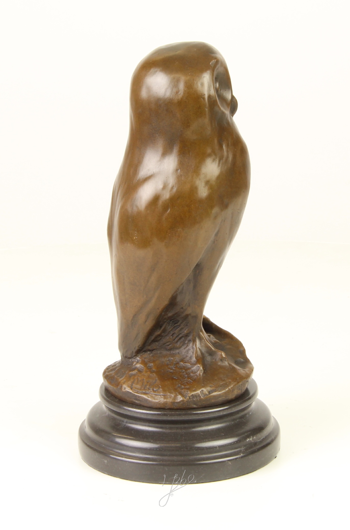 Detaillierte Bronze-Eulenskulptur Elegante Dekoration für Ihr Zuhause 16