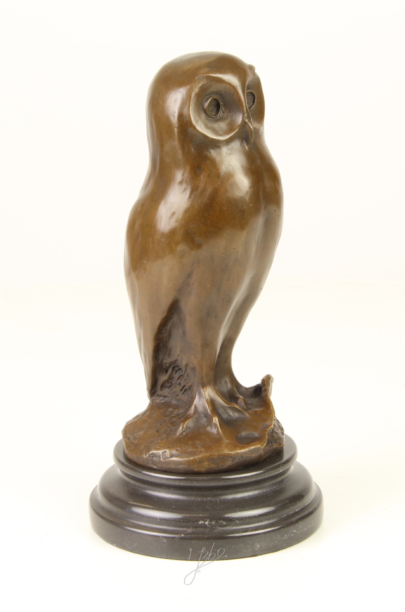 Detaillierte Bronze-Eulenskulptur Elegante Dekoration für Ihr Zuhause 14