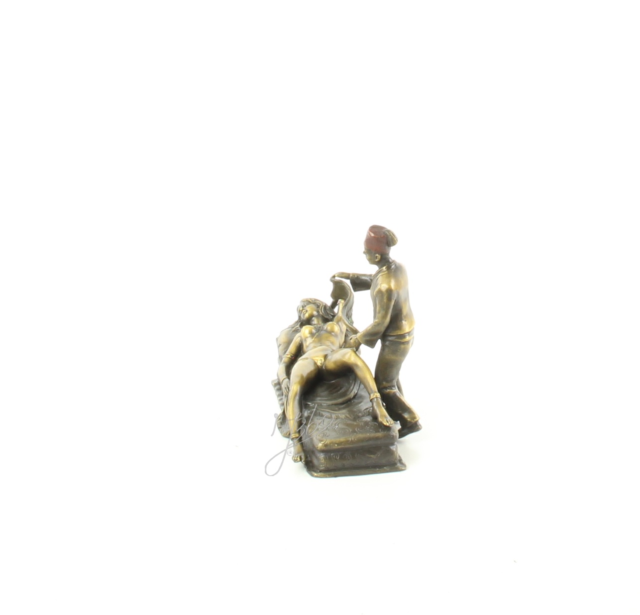 Historische Orientalische BronzeSkulptur Erotisches Kunstwerk entdecken 5