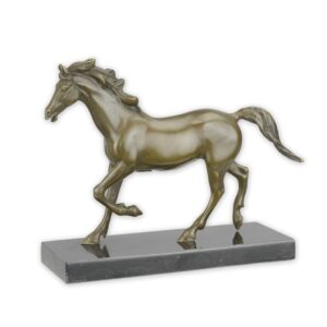 Dynamische Bronze Pferdeskulptur Eleganz für Ihr Zuhause