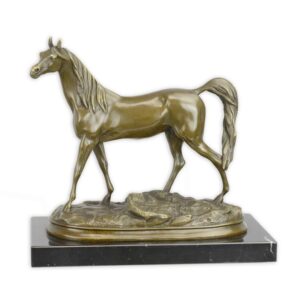 Exquisite Arabisches Pferd Bronzestatue Detaillierte Skulptur für Ihr Zuhause