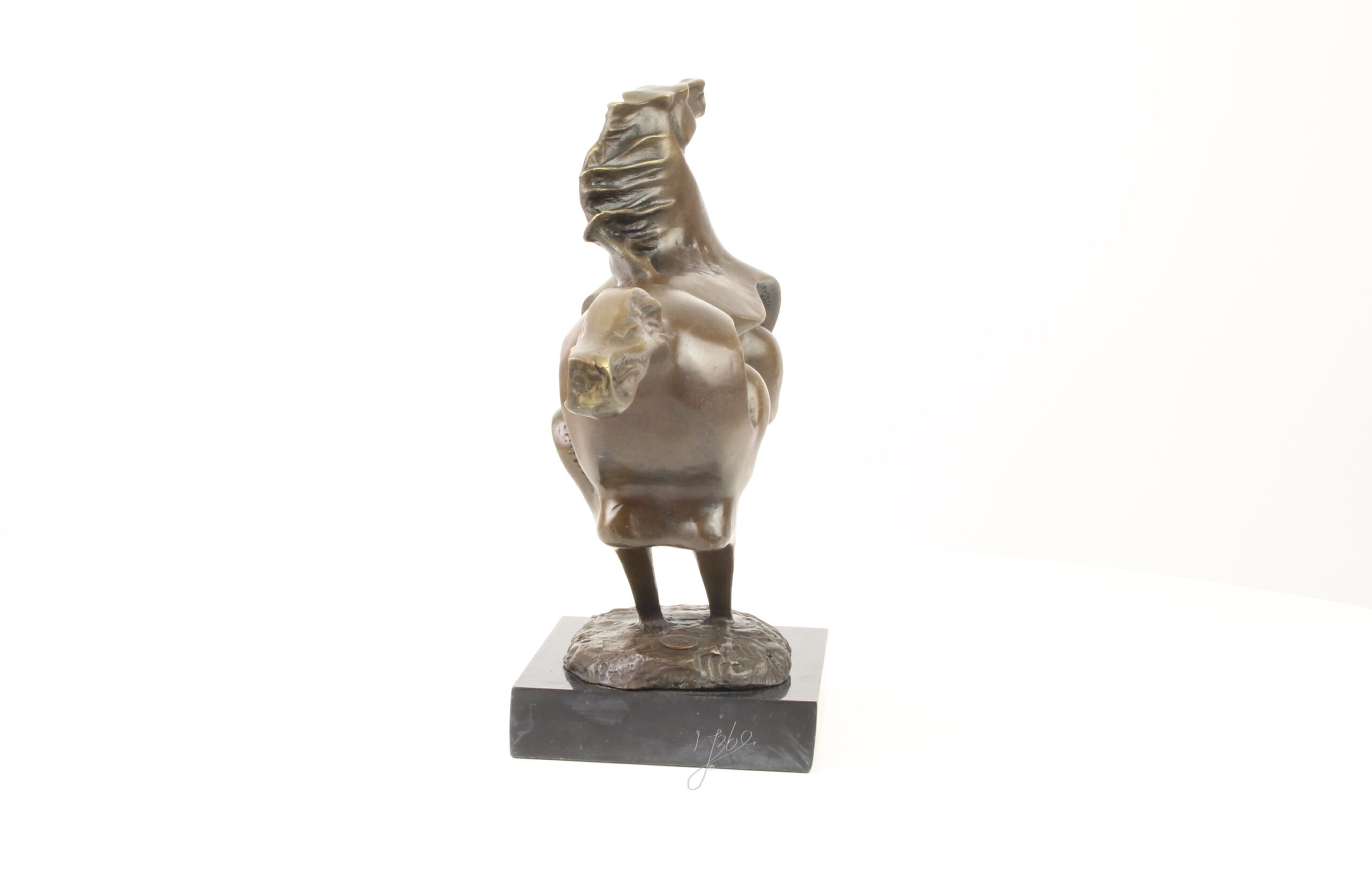 Abstrakte Modernistische Bronzeskulptur Galoppierendes Pferd entdecken 6