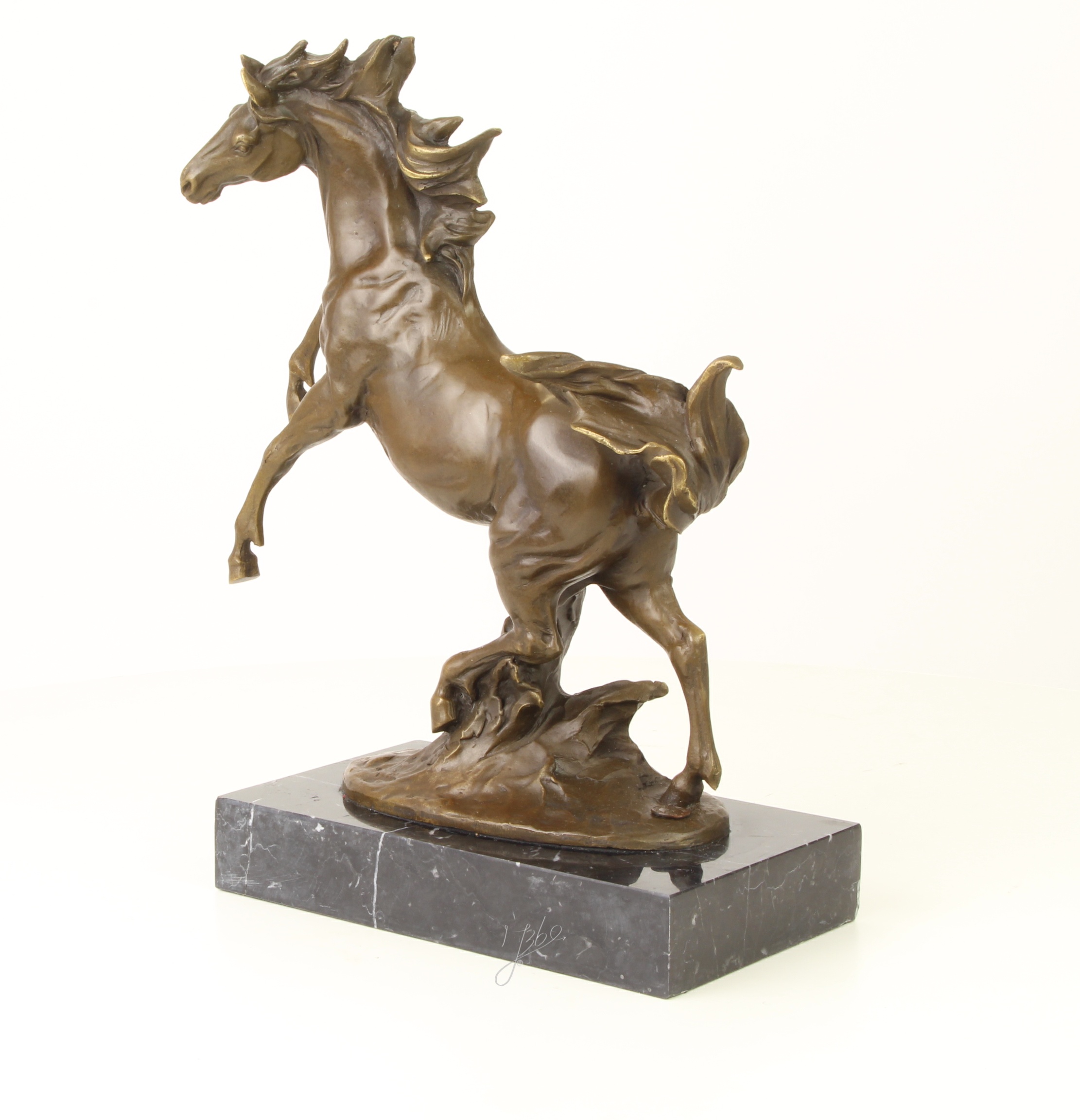 Exquisite Bronze Pferdefigur Detaillierte Pferdeskulptur für Sammler 4