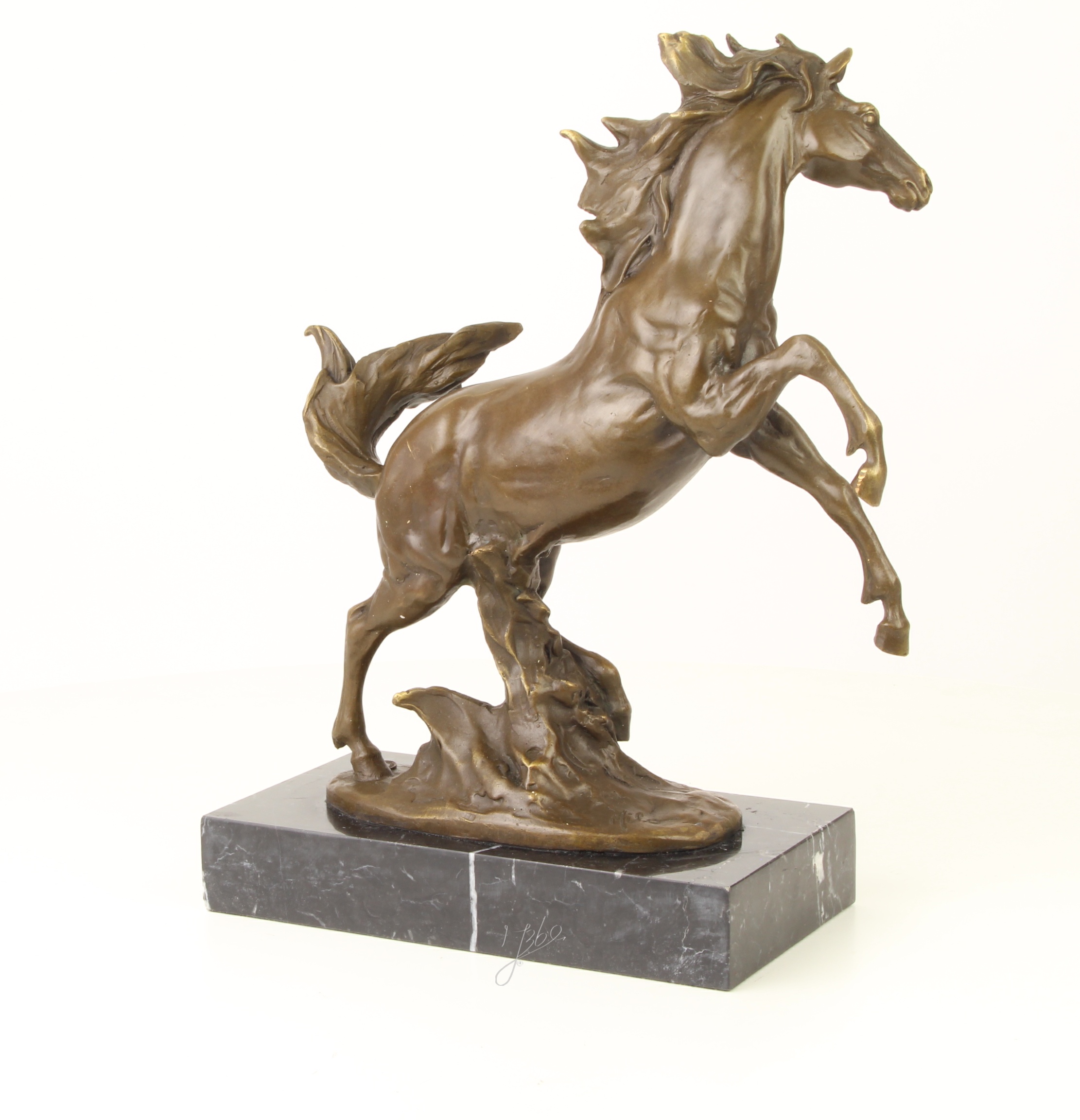Exquisite Bronze Pferdefigur Detaillierte Pferdeskulptur für Sammler 11