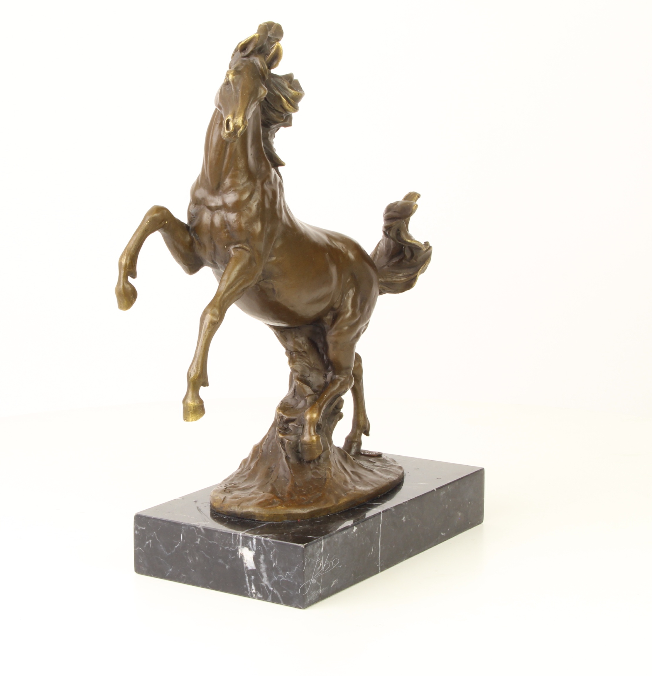Exquisite Bronze Pferdefigur Detaillierte Pferdeskulptur für Sammler 16