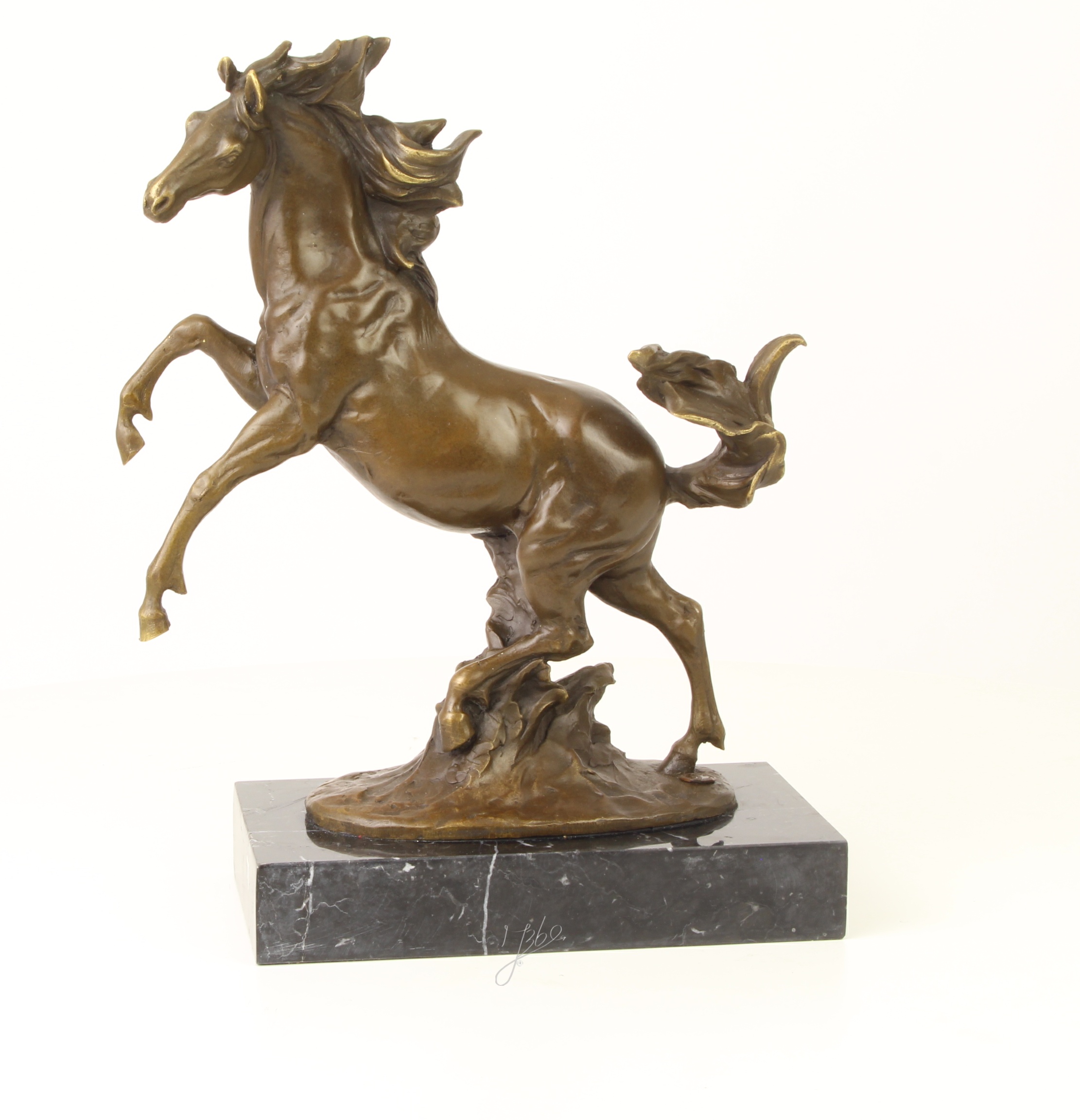 Exquisite Bronze Pferdefigur Detaillierte Pferdeskulptur für Sammler 17