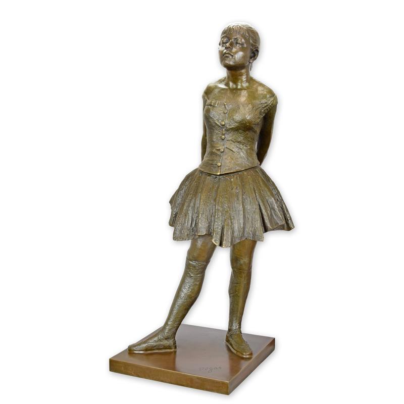 Edgar Degas Bronze Tänzerin Skulptur Elegante Ballettfigur 2