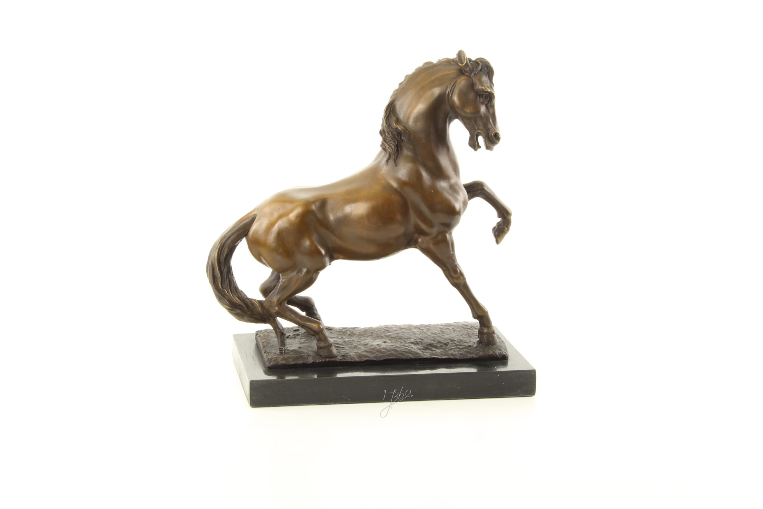 Dynamische Bronze Pferdeskulptur Atemberaubende Kunst für Ihr Zuhause 3