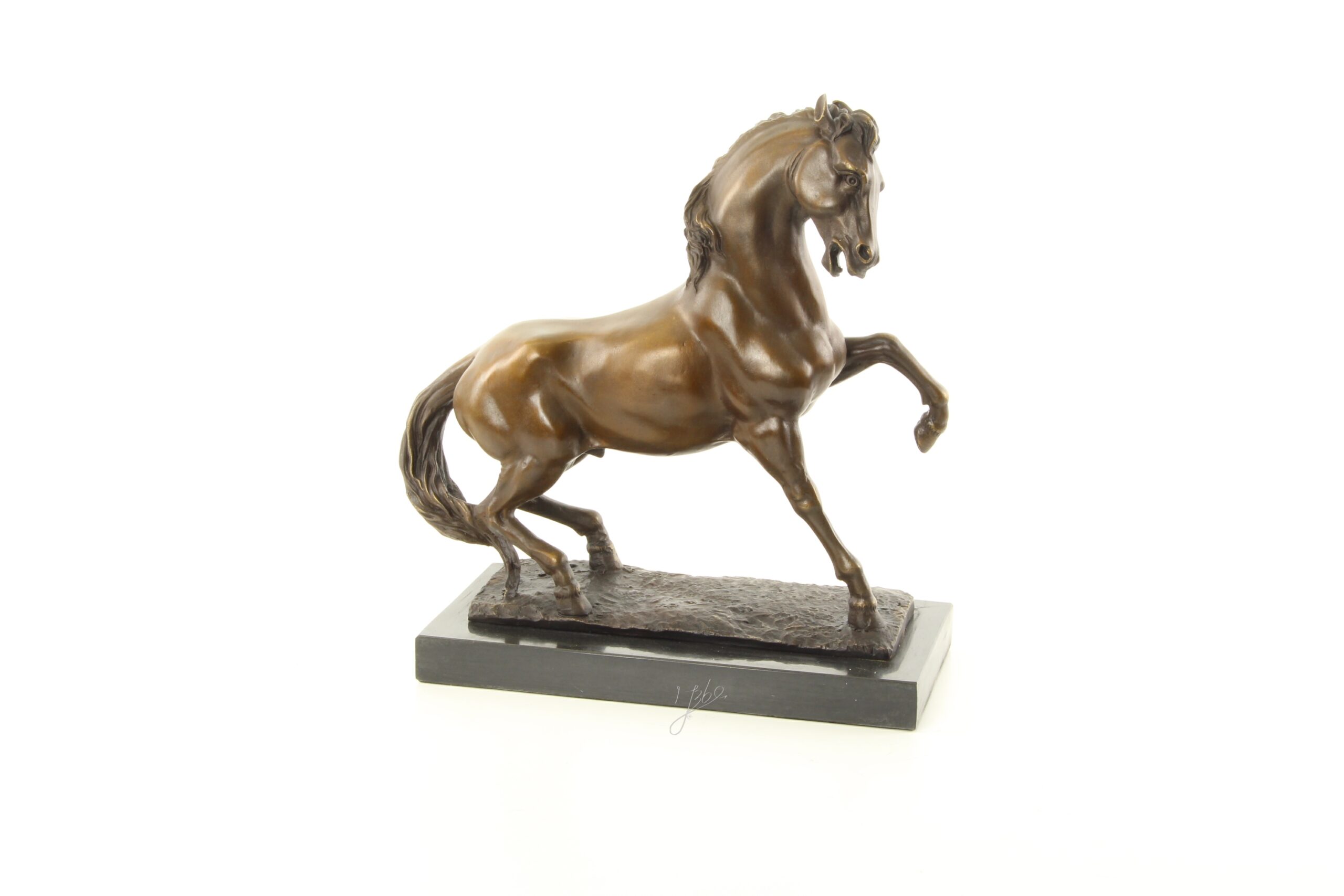 Dynamische Bronze Pferdeskulptur Atemberaubende Kunst für Ihr Zuhause 4