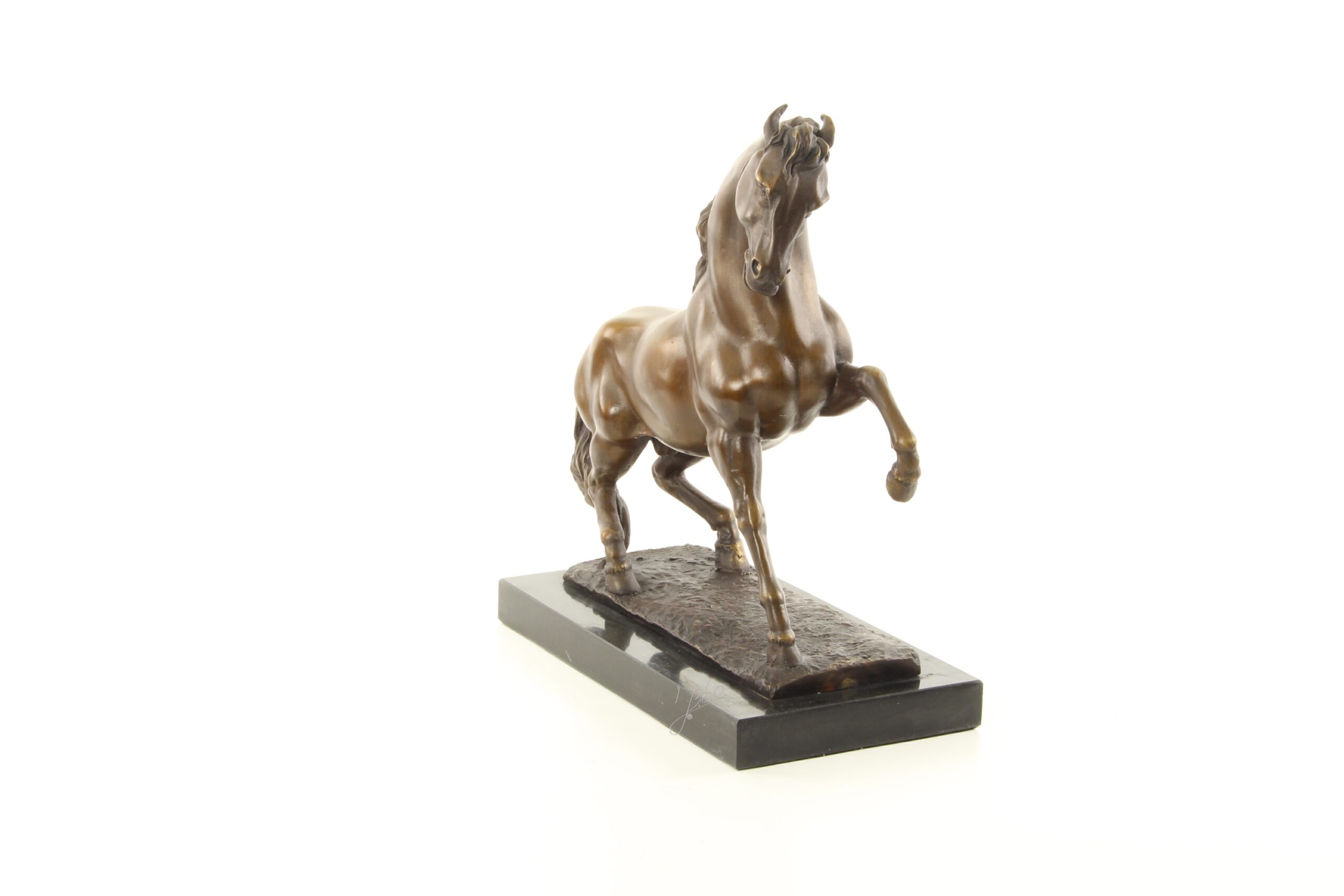Dynamische Bronze Pferdeskulptur Atemberaubende Kunst für Ihr Zuhause 8