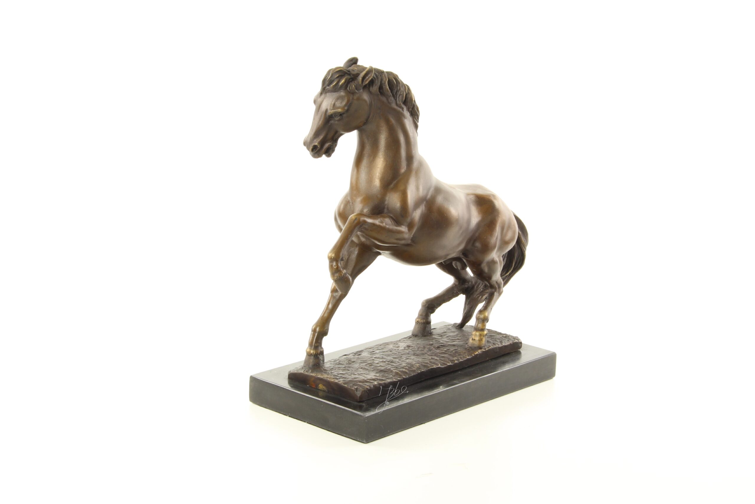 Dynamische Bronze Pferdeskulptur Atemberaubende Kunst für Ihr Zuhause 9