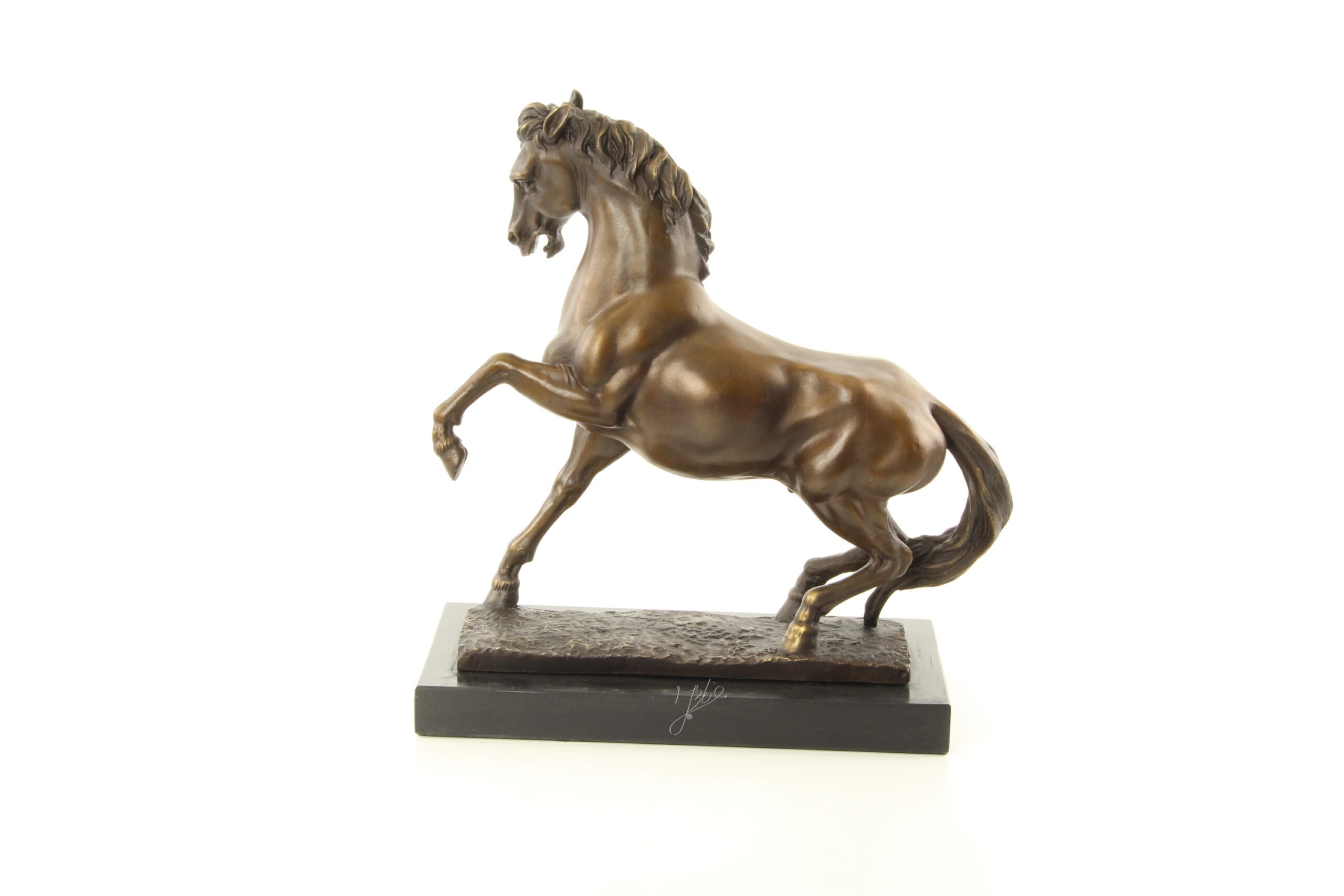 Dynamische Bronze Pferdeskulptur Atemberaubende Kunst für Ihr Zuhause 12