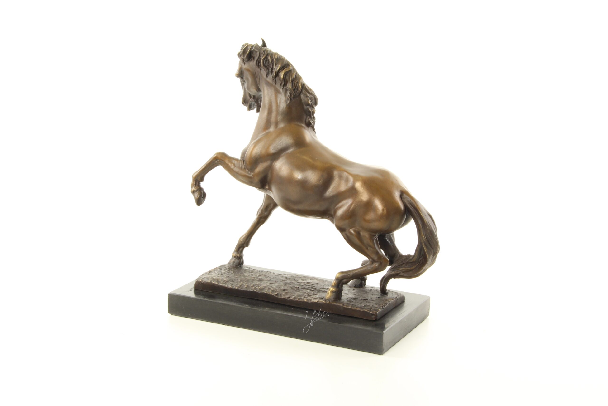 Dynamische Bronze Pferdeskulptur Atemberaubende Kunst für Ihr Zuhause 11