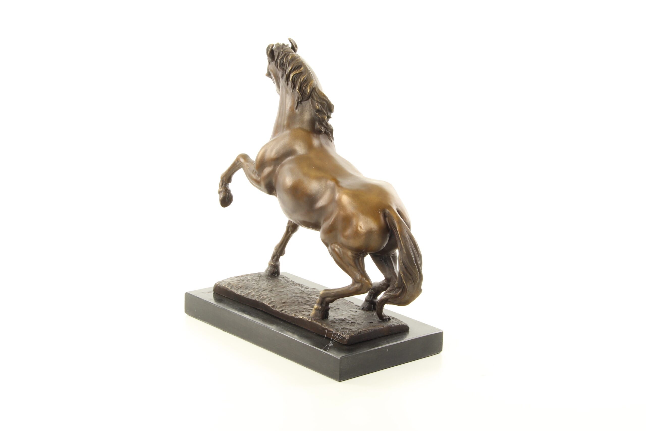 Dynamische Bronze Pferdeskulptur Atemberaubende Kunst für Ihr Zuhause 16