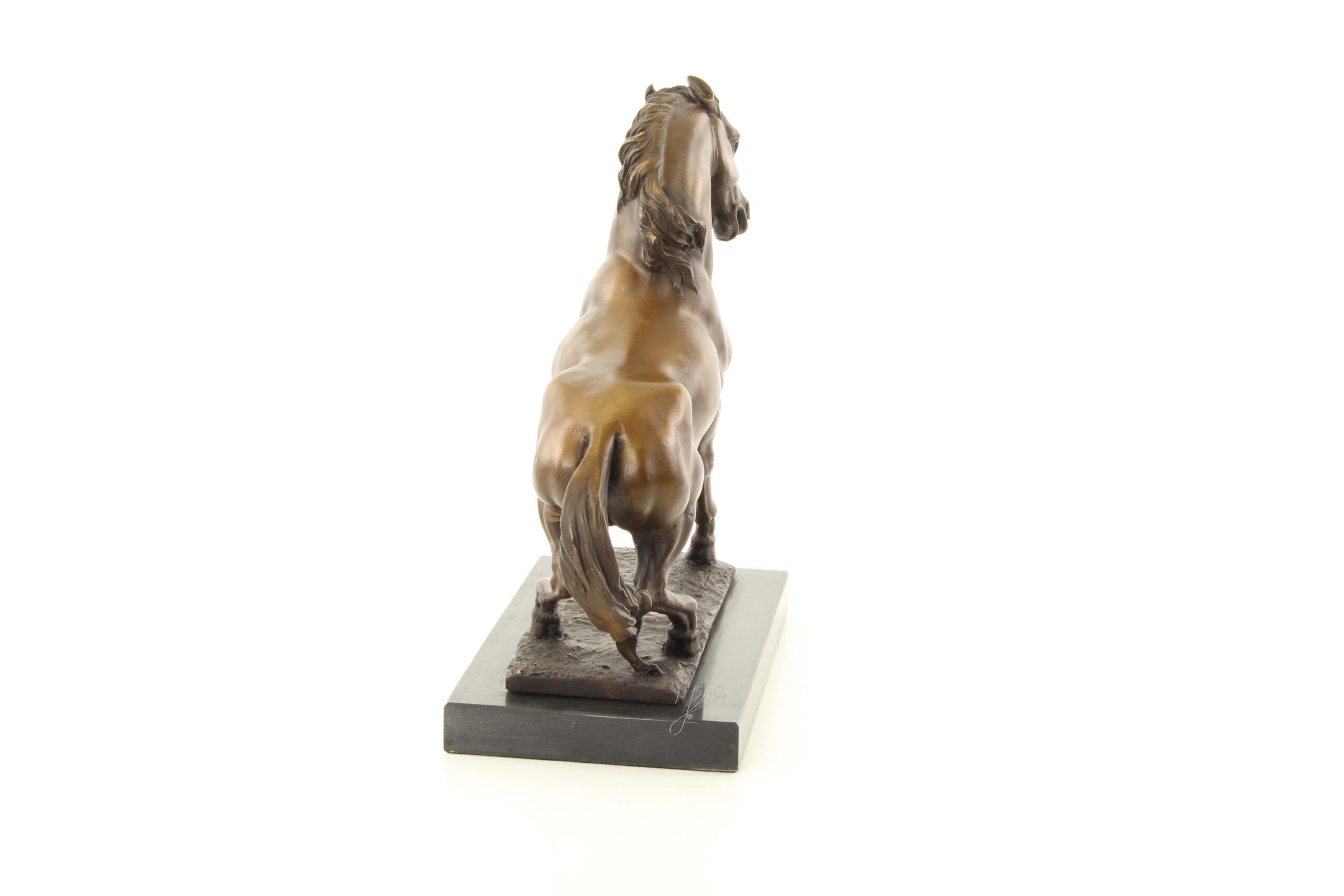 Dynamische Bronze Pferdeskulptur Atemberaubende Kunst für Ihr Zuhause 13