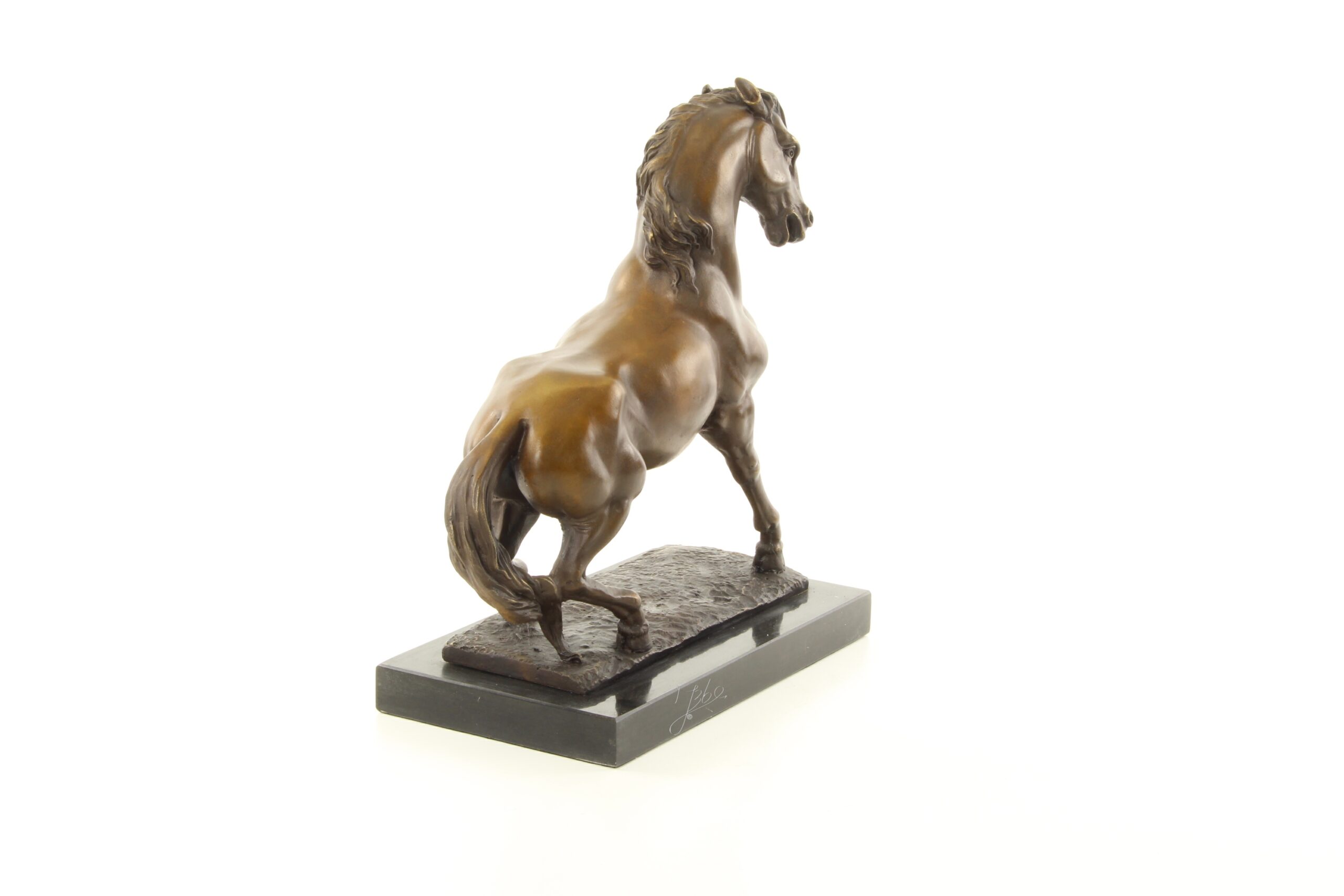 Dynamische Bronze Pferdeskulptur Atemberaubende Kunst für Ihr Zuhause 14