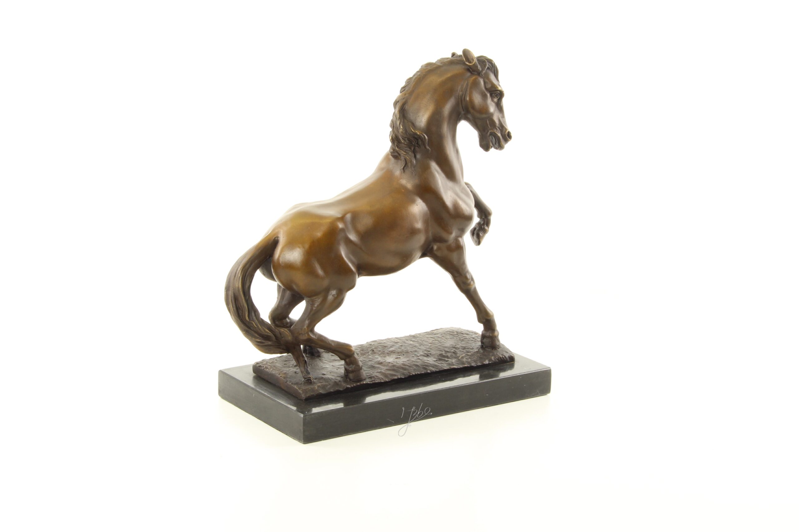 Dynamische Bronze Pferdeskulptur Atemberaubende Kunst für Ihr Zuhause 17