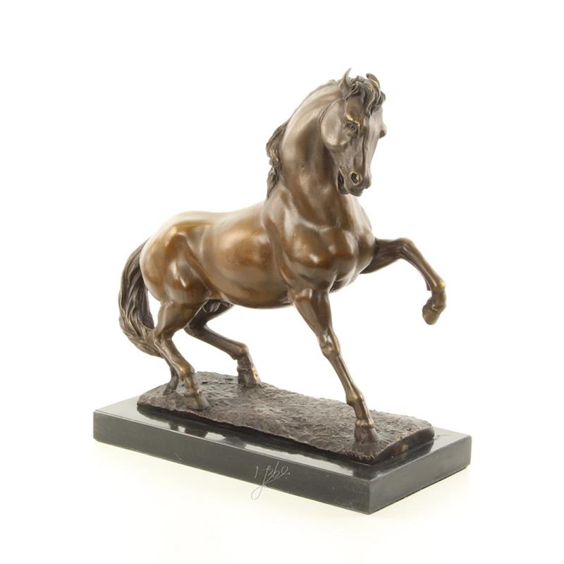 Dynamische Bronze Pferdeskulptur Atemberaubende Kunst für Ihr Zuhause 2