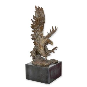 Dynamische Bronze Adler Skulptur Eleganz eines fliegenden Adlers
