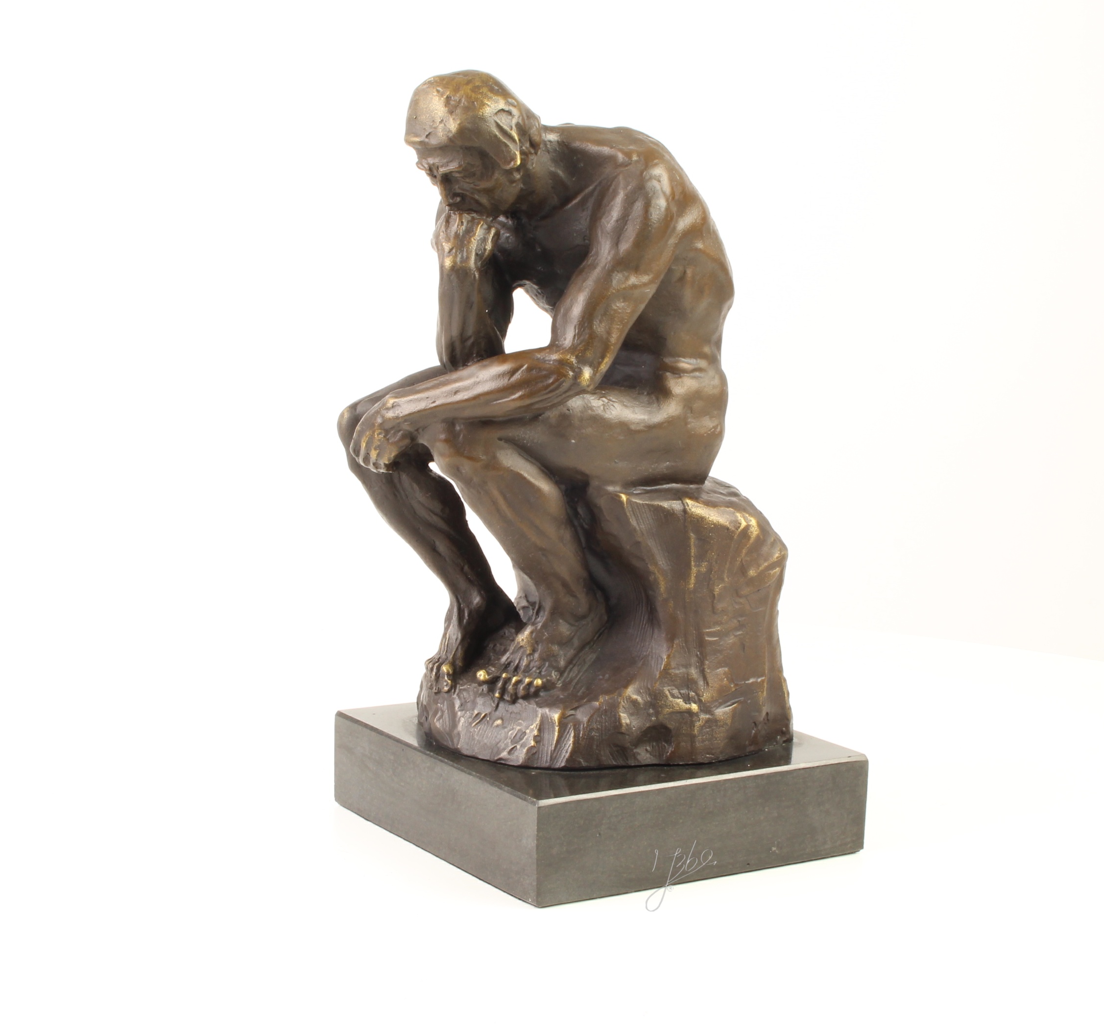 Hochwertiges Bronzedenkmal Bronzeskulptur Der Denker kaufen 4