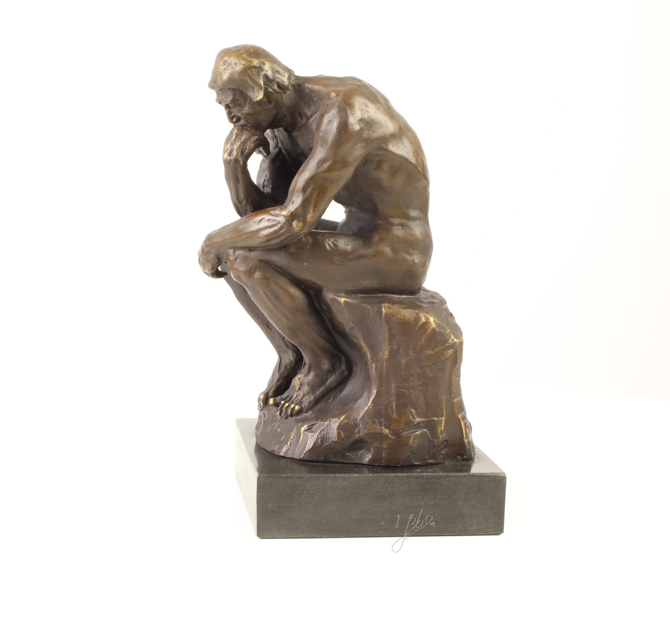 Hochwertiges Bronzedenkmal Bronzeskulptur Der Denker kaufen 6