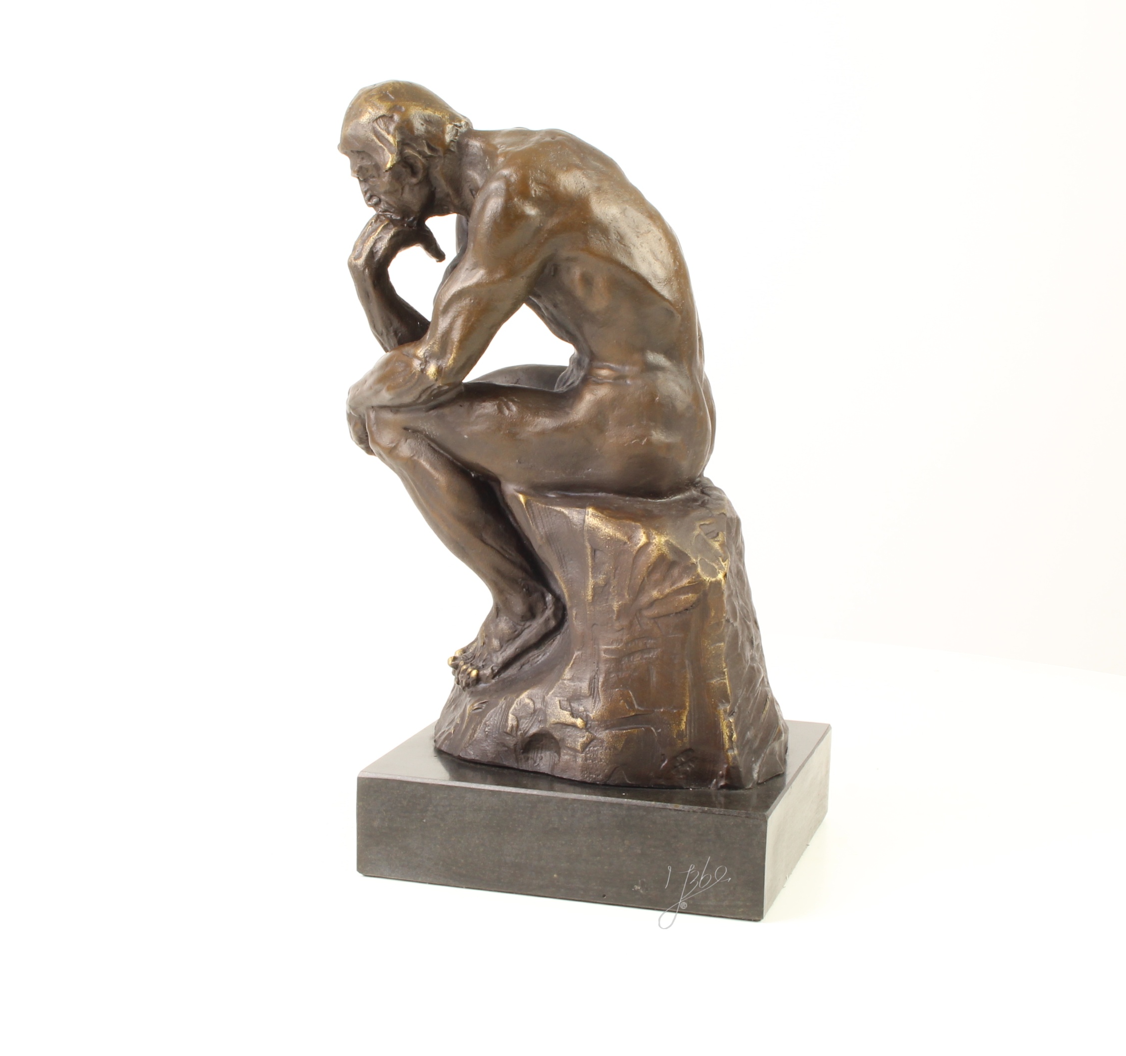Hochwertiges Bronzedenkmal Bronzeskulptur Der Denker kaufen 5